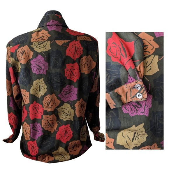 Vintage Handmade Collared Long Sleeve Button Up - Picture 2 of 4